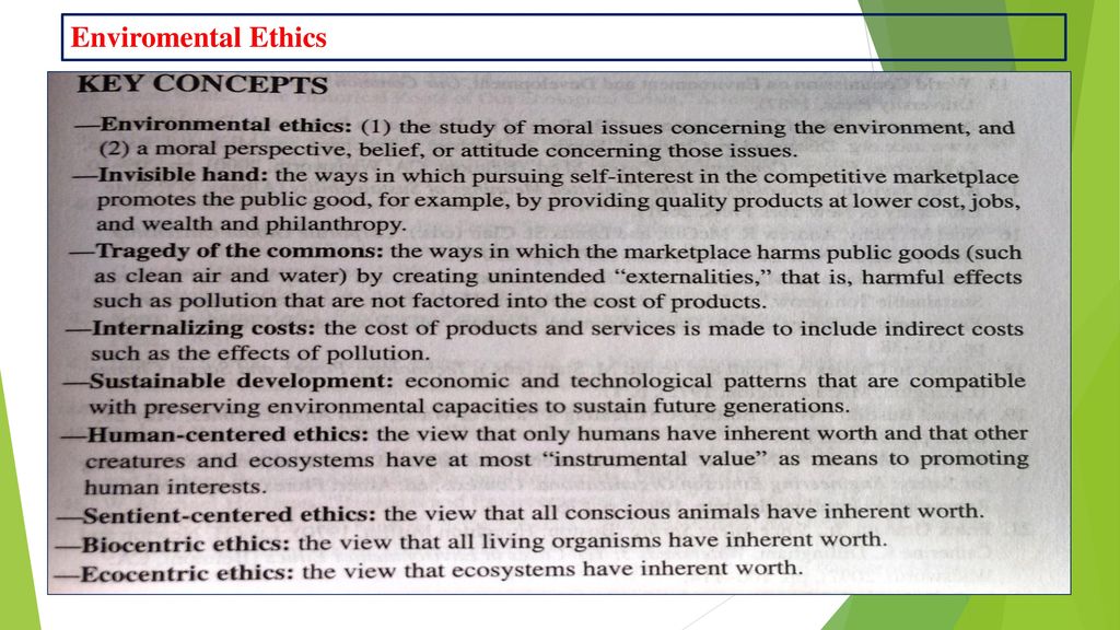 Environmental health ethics